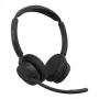 Jabra Evolve3 45 MS Stereo headset, Link 390c, oplaadstandaard, zwart
