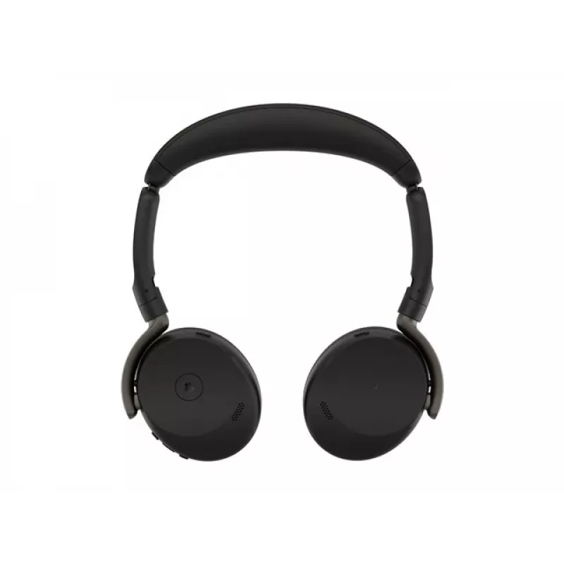 Jabra Evolve3 65 Flex headset met Link 390a USB-adapter, Microsoft Teams gecertificeerd, draadloos Bluetooth, hybride ANC, zwart