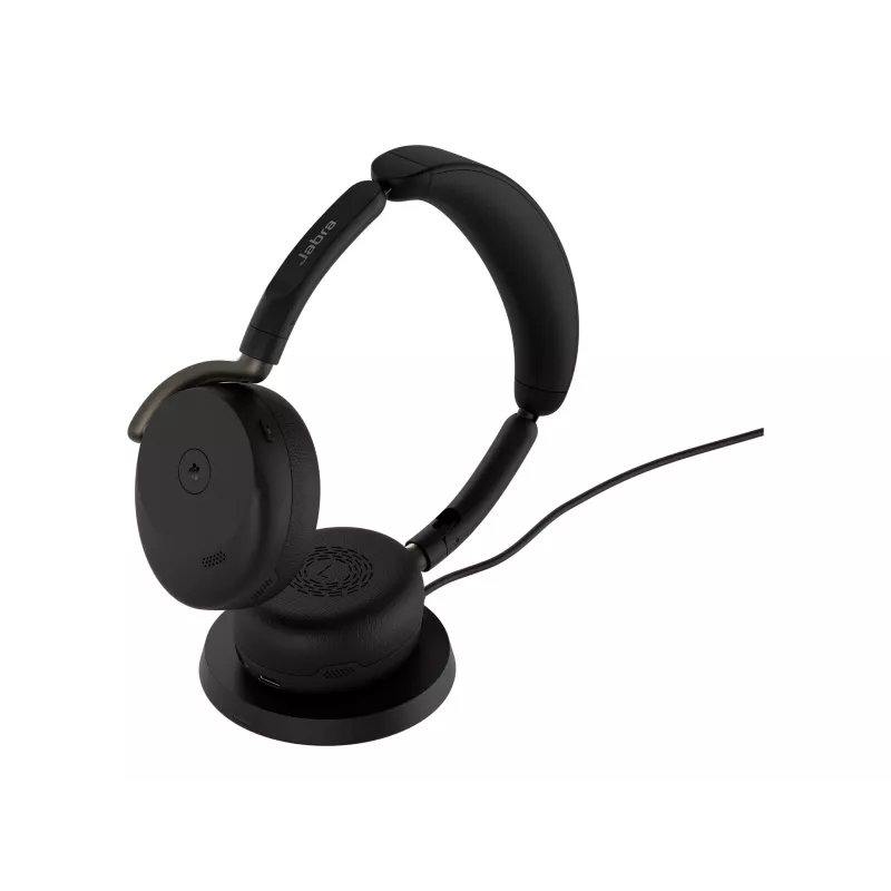 Jabra Evolve3 65 Flex Link 390a MS draadloos oplaadstation hoofdtelefoon