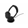 Jabra Evolve3 65 Flex UC headset, Link 390c, draadloze oplaadpad, zwart