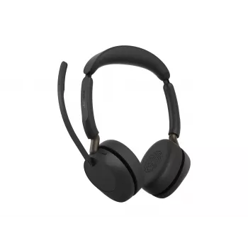 Jabra Evolve3 65 stereo-headset met Link 390a UC-standvoet