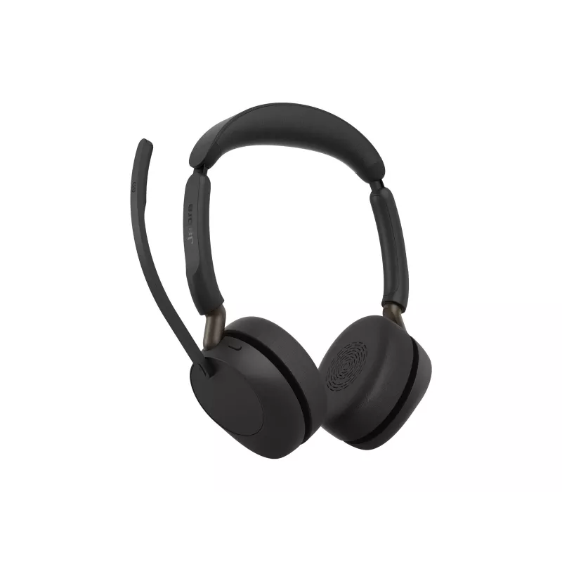 Jabra Evolve3 65 stereo-headset met Link 390a UC-standvoet