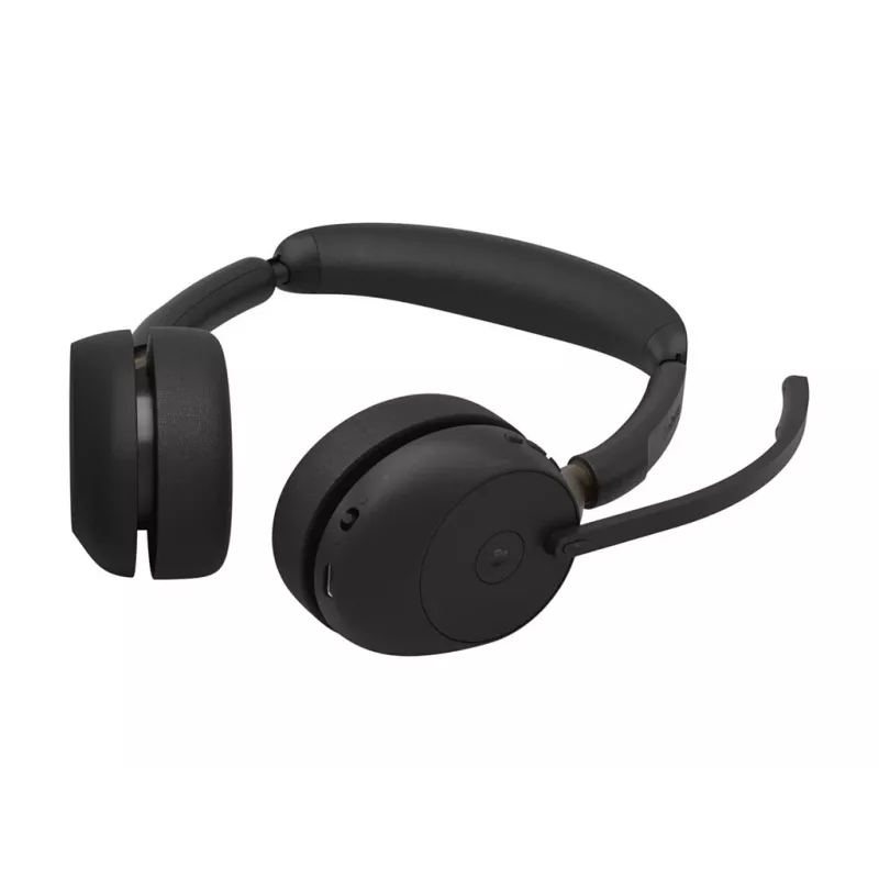 Jabra Evolve3 65 MS Stereo draadloze headset met Link 390c, zwart