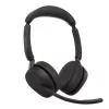 Jabra Evolve3 65 UC Stereo headset, Link 390c, oplaadstandaard, zwart