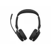 Jabra Evolve3 65 UC Stereo headset, Link 390c, oplaadstandaard, zwart