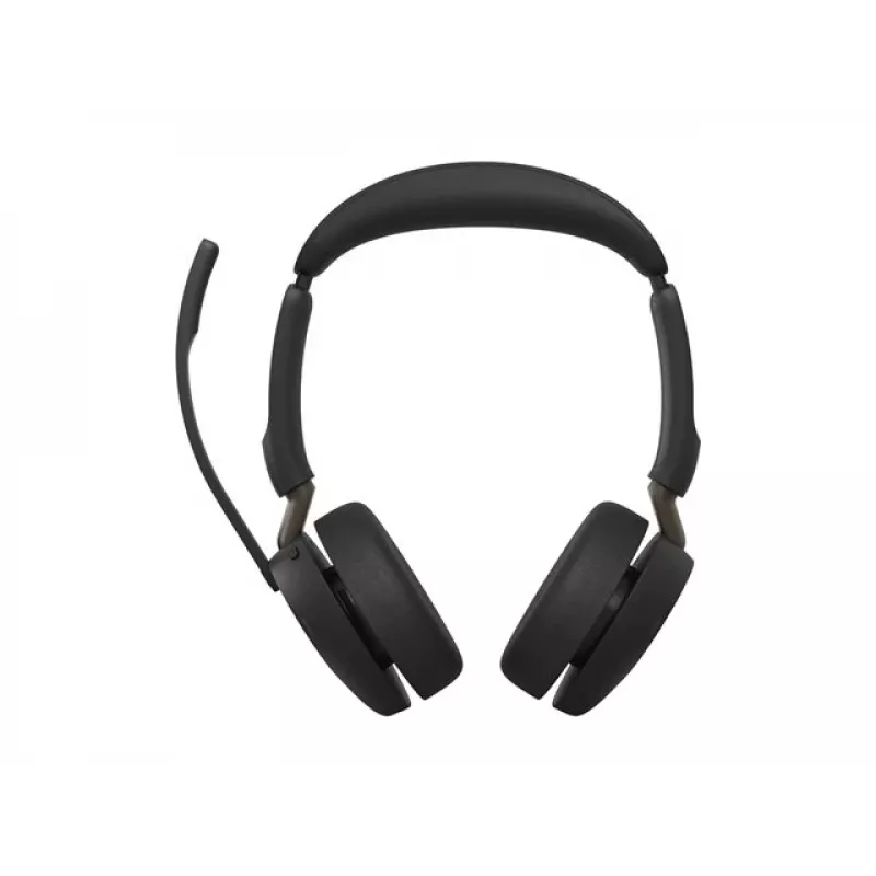Jabra Evolve3 65 UC Stereo headset, Link 390c, oplaadstandaard, zwart