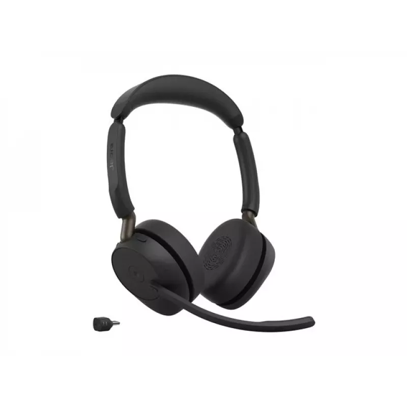 Jabra Evolve3 65 stereo draadloze headset met Link 390c en laadstation – Microsoft Teams gecertificeerd
