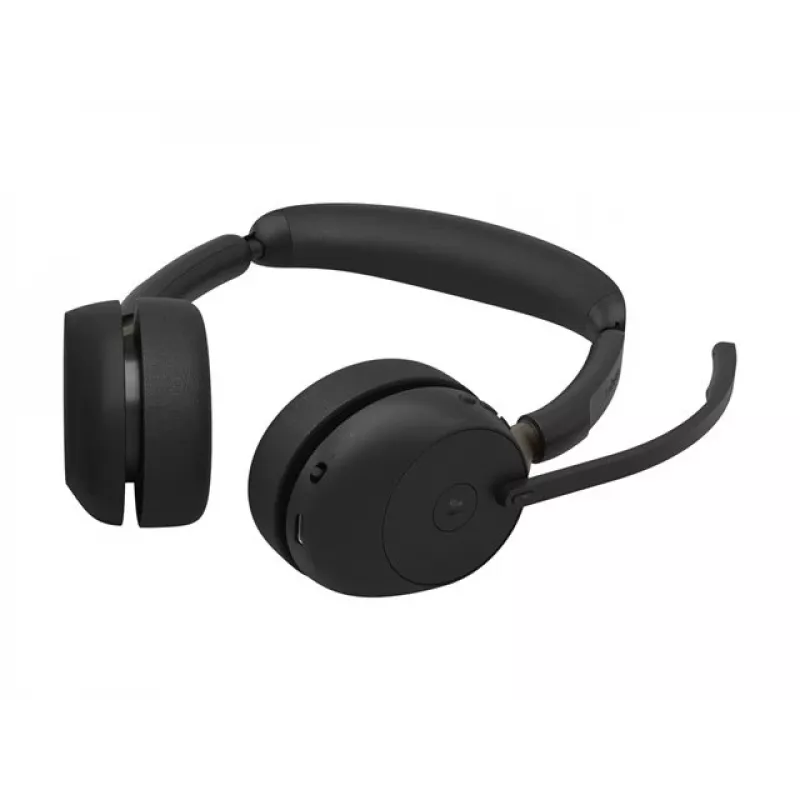 Jabra Evolve3 65 stereo draadloze headset met Link 390c en laadstation – Microsoft Teams gecertificeerd