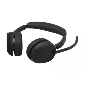 Jabra Evolve3 65 stereo draadloze headset met Link 390c en laadstation – Microsoft Teams gecertificeerd