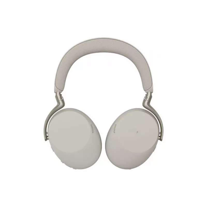 Jabra Evolve3 85 UC draadloze over-ear-headset met actieve ruisonderdrukking en Link 390C-adapter, warm grey