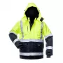 JACKET CANVAS HI-VIS WJ-8946 GEEL/BLAUW 3XL