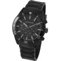 JACQUES LEMANS KC-104B unisex analoog kwartshorloge 44mm zwarte wijzerplaat echt leren band