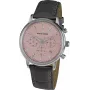 JACQUES LEMANS Liverpool heren chronograaf horloge 1-209F 39mm RVS zwarte wijzerplaat