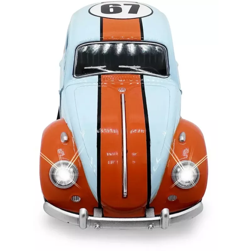 JAMARA 402600 Volkswagen Beetle 1967 1:28 modelauto, lichtblauw, 3+ jaar