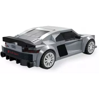 Jamara CaDA Audi R8 Coupé 1:24 schaal bouwstenenset – 272 onderdelen, grijs, vanaf 8 jaar