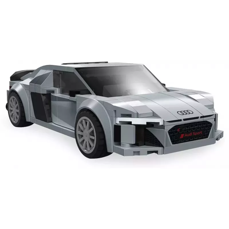 Jamara CaDA Audi R8 Coupé 1:24 schaal bouwstenenset – 272 onderdelen, grijs, vanaf 8 jaar