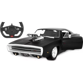 Jamara Dodge Charger R/T 1970 1:16 zwart RC-model (402117)