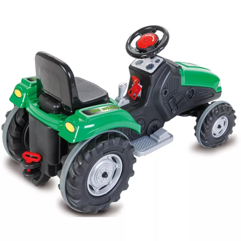 Jamara Ride-on Tractor Big Wheel 12V Groen 3+