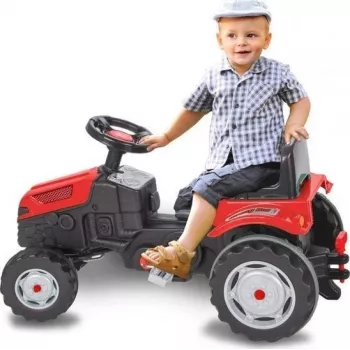 Jamara Strong Bull pedaaltractor rood 3+