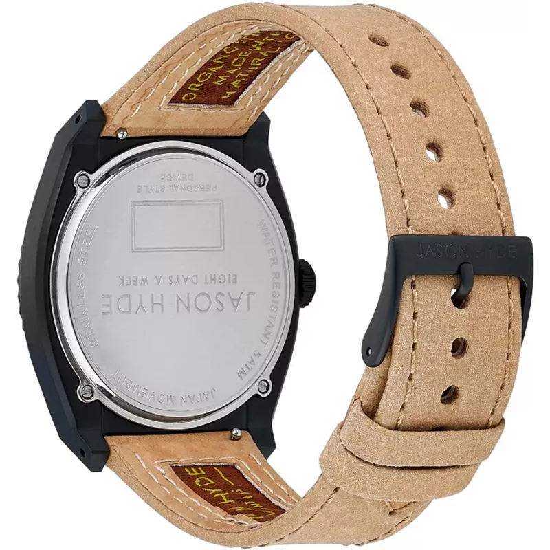 JASON HYDE JH10014 unisex horloge 40mm Earth Collection blauwe wijzerplaat blauwe band