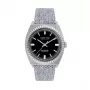 JASON HYDE MAN JH10002 quartz analoog horloge 40 mm zwarte leren band