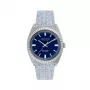 JASON HYDE MAN JH10004 analoog quartz horloge 40mm zwarte wijzerplaat echt leren band