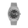 JASON HYDE MAN JH30004 analoog quartz horloge 40mm blauwe wijzerplaat blauwe textielen band