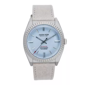 JASON HYDE unisex horloge JH10017 40 mm blauwe wijzerplaat gerecycled PET-fabric band