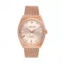 JASON HYDE dameshorloge JH20006 36mm zilveren wijzerplaat zwart lederen band
