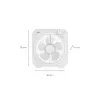 JATA JVVS3116 staande ventilator, 45 W, 40 cm, 3 snelheden, oscillerend, wit