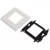 JAVEL enkel draagframe voor 2 M45-modules, 1M, 45x45, wit