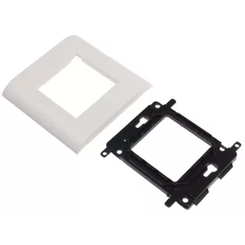 JAVEL enkel draagframe voor 2 M45-modules, 1M, 45x45, wit