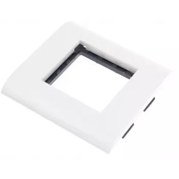 JAVEL enkel draagframe voor 2 M45-modules, 1M, 45x45, wit