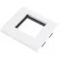 JAVEL enkel draagframe voor 2 M45-modules, 1M, 45x45, wit