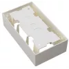 JAVEL opbouw dubbel stopcontact 4-modulig M45 wit