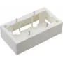 JAVEL opbouw dubbel stopcontact 4-modulig M45 wit