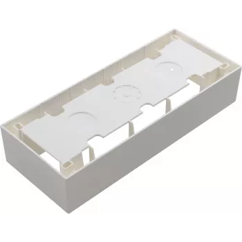 JAVEL opbouw driedubbele doos 6 modules M45 wit