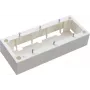 JAVEL opbouw driedubbele doos 6 modules M45 wit