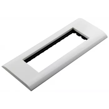 JAVEL driedubbel draagframe voor 6 M45-modules, wit