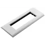 JAVEL driedubbel draagframe voor 6 M45-modules, wit