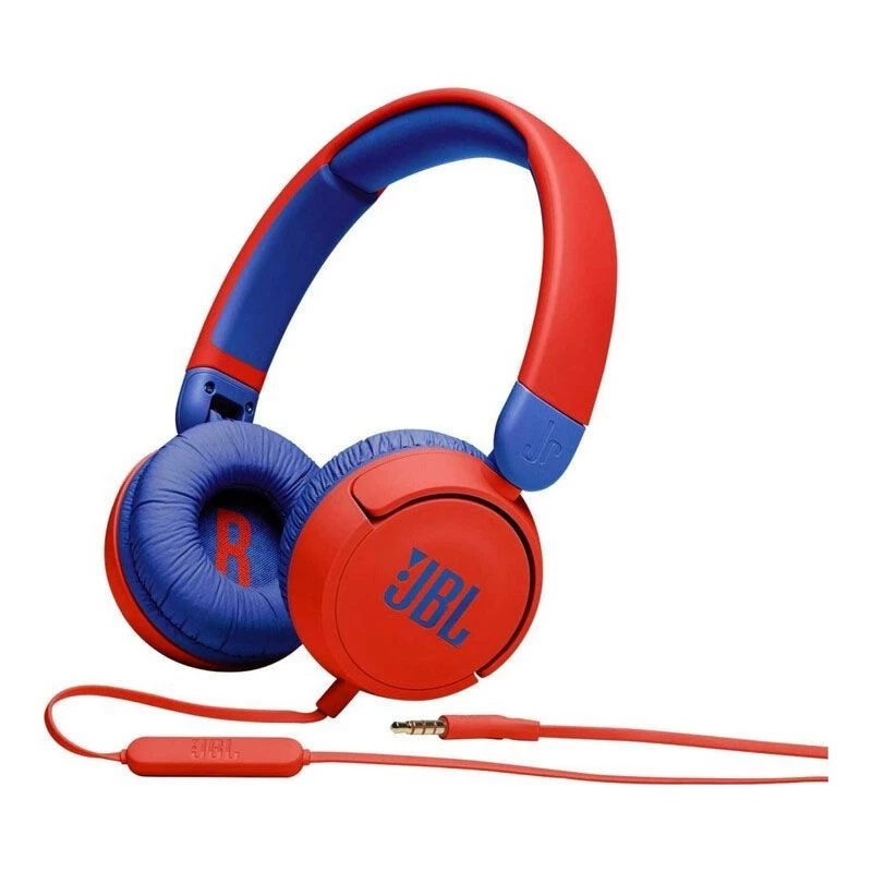 JBL JR310 Blauw Rood Draadloze On-Ear Koptelefoon voor Kinderen