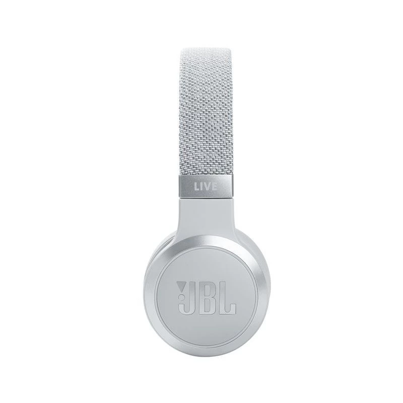 JBL Live 460NC draadloze on-ear koptelefoon met actieve ruisonderdrukking, wit