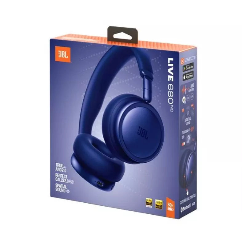 JBL Live 680NC draadloze on-ear hoofdtelefoon met adaptieve ruisonderdrukking