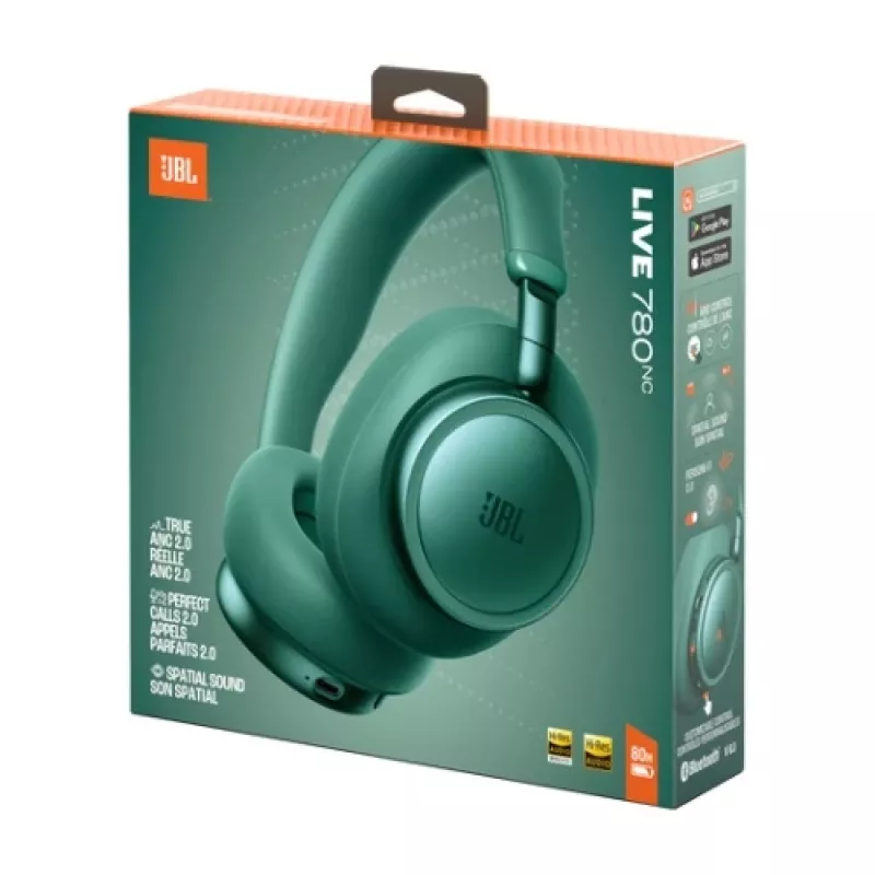 JBL Live 780NC draadloze Bluetooth-koptelefoon, groen