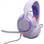 JBL Quantum 250 bedrade gaming-headset met microfoon, paars
