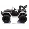 JC666 Politieauto kinderelektroauto met LED-verlichting, MP3 en afstandsbediening Wit