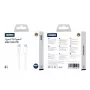 Jellico B1 Durable-Soft universele USB-C naar USB-C data- & fast-PD-20W-oplaadkabel 1m wit