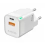 Jellico C44 Mini PD 30W QC 3.0 Smart Adaptive Snellader met 1x USB-C (5-20V) / USB 3A Wit