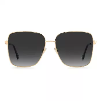 JIMMY CHOO HESTER-S-2M2 Dames zonnebril - zwart montuur, grijs verlopende glazen, 59 mm