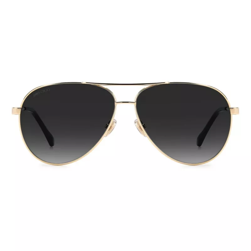 JIMMY CHOO JIMENA-S-2M2 dames vierkante acetaat zonnebril Havana bruin verloop 60/12/145 mm